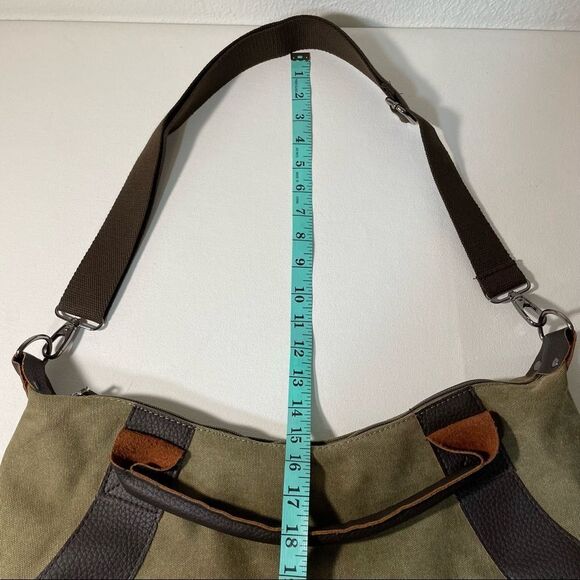 Threaded pear crossbody canvas bag - Picture 10 of 16